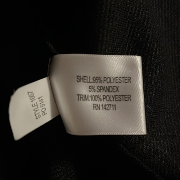 Eloquii Black & Ivory Fit & flare Contrast Corset style w/semi sheer Top Size 14 - Picture 11 of 11